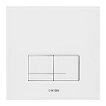 Wisa XS Bedieningspaneel - vierkant - 16x16x1 - dualflush - glas - wit 0701536