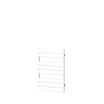 Plieger Genua M designradiator horizontaal middenaansluiting 800x550mm 405W witstructuur SW225710