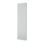 Plieger Siena designradiator verticaal dubbel 1800x462mm 1564W mat zwart SW224608