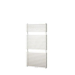 Plieger Florian Nxt M designradiator dubbel horizontaal met middenaansluiting 1216x500mm 833W wit structuur 7255435