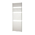 Plieger Florian Nxt M designradiator dubbel horizontaal met middenaansluiting 1710x500mm 1161W donkergrijs structuur 7255472