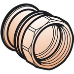 Geberit Mapress koper schroefbus bi.dr. 22mmx3/4"bi 7468016