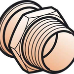 Geberit Mapress koper puntstuk bu.dr. 22mmx1" 7468168