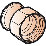 Geberit Mapress Vlakke koppeling met afdichtingsring koper 15 mm 3/4 bidr 7468248