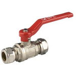 kogelkraan vernikkeld zwaar model knel 22mm 7511034