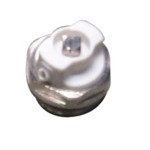 Demeta radiatorplug 1/2 bui.dr. met ontluchter vernikkeld 7540256