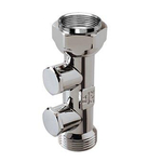 Raminex WF-EA RAM terugstroombeveiliging m. controleerbare EA keerklep 3/4"wartelx3/4"bu 75mm dn15, messing verchroomd kiwa 7972028