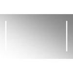 Plieger spiegel 130x60cm met geïntegreerde LED verlichting 2x verticaal 0800261