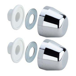 Viega set sierdoppen voor wandduoblok chroom 0830062