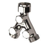 Raminex WF EA Y RAM terugstroombeveiliging met in beiden zijden een controleerbare EA keerklep 3/4 wartelx3/4 bu 80mm dn15 messing verchroomd kiwa 8915174