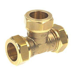 VSH Super Knel Messing knel T stuk 15mm 8920788