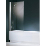 Novellini Aurora 1 badklapwand 1 delig 85x150cm chroom/helder 0336275