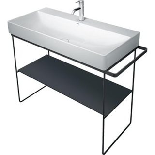 Duravit DuraSquare glazen planchet 97x38cm t.b.v. metalen onderstel 003103 en 003104 zwart