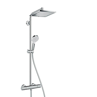 Hansgrohe Crometta E 240 1jet showerpipe met thermostaat chroom