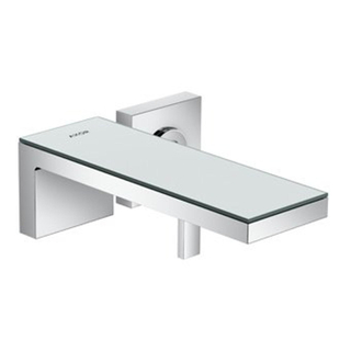 Hansgrohe AXOR MyEdition afbouwdeel v. inbouw wastafelkraan m. zwart glas voorsprong 22.1cm chroom