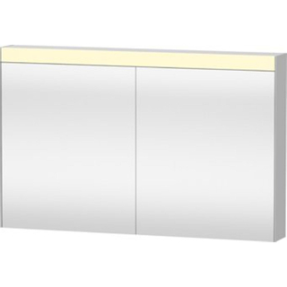 Duravit Better spiegelkast met LED verlichting m. 2 deuren 121x76x14.8cm m. schakelaar-stopcontact module