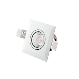 Interlight LED downlight vierkant dimbaar 90mm 9W wit IL DC9S36DCW