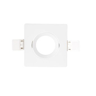 Interlight frame vierkant IP20 tbv LED module MR16 90mm wit IL F90SW