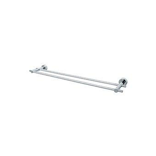 Plieger Murcia handdoekhouder dubbel 60cm inox