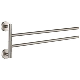 Plieger Vigo handdoekhouder 2-arms RVS brushed