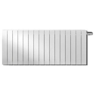 Vasco Zaros H100 designradiator aluminium horizontaal 400x750mm 753W aansluiting 2367 wit structuur