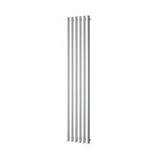 Plieger Trento designradiator verticaal met middenaansluiting 1800x350mm 814W mat zwart