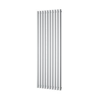 Plieger Trento designradiator verticaal met middenaansluiting 1800x590mm 1357W antraciet metallic