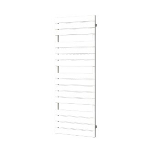 Plieger Genua M designradiator horizontaal middenaansluiting 1520x550mm 800W donkergrijs structuur