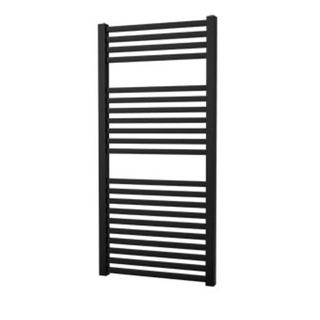 Plieger Roma designradiator horizontaal 1255x600mm 700W zwart