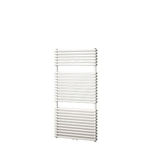 Plieger Florian Nxt M designradiator dubbel horizontaal met middenaansluiting 1216x500mm 833W wit structuur