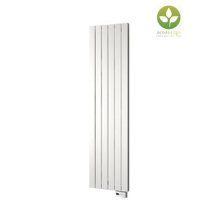 Plieger Cavallino Retto-EL II/Fischio elektrische designradiator verticaal 1800x450mm 1000W antraciet metallic TWEEDEKANS