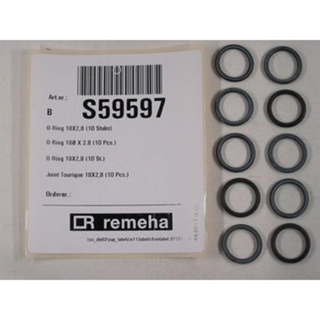 Remeha O-ring 18x2.8mm 10 stuks, o.a. t.b.v. Avanta, Tzerra ACE, Calenta