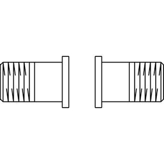 Oventrop Staartstuk 1 1/2 budr DN40 set 2 stuks