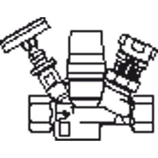 Oventrop Aquastrom Thermostatische regelafsluiter T Plus 1/2 DN15 PN16 binnendraad