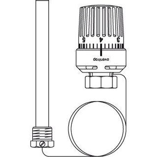 Oventrop Temperatuurregelaar met dompelvoeler M30x15 capillair 2 m 40 70°C