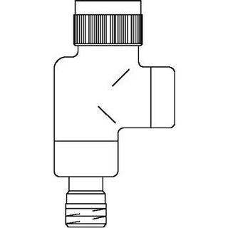 Oventrop Thermostatische radiatorafsluiter E 1/2 haaks verkeerd Kvs 0,65 m3 h verchroomd