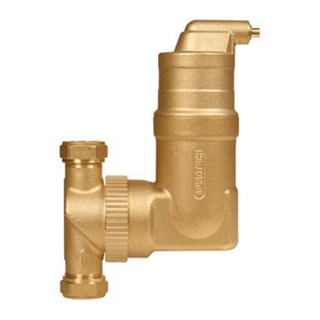 Spirotech Spirovent RV2 luchtafscheider 22mm knel universeel