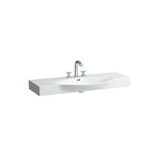 Laufen Palace meubelwastafel 120x51x16.5cm 1 kraangat keramiek wit