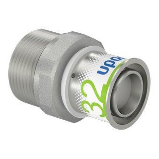 Uponor S-Press Plus pers puntstuk 32mmx1 1/4"bu