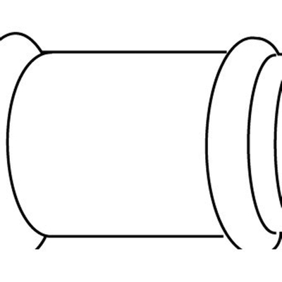 Viega sok met 2 O ringen 32mm chroom
