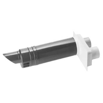 Burgerhout concentrische muurdoorvoer met adapter 2x80mm 80/125mm L=675mm