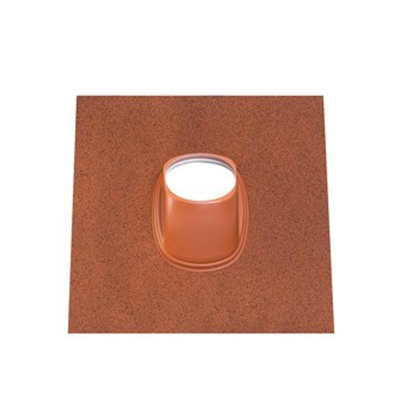 Ubbink Ubiflex dakdoorvoerpan universeel 131mm 25-45° 500x500mm terracotta