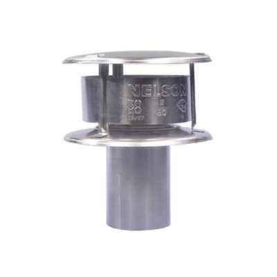 Burgerhout Nelson rookgaskap Ø80mm Aluminium Nelson