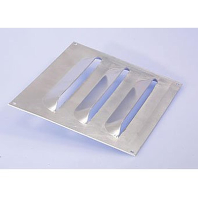 Burgerhout ventilatierooster 250x250mm Aluminium