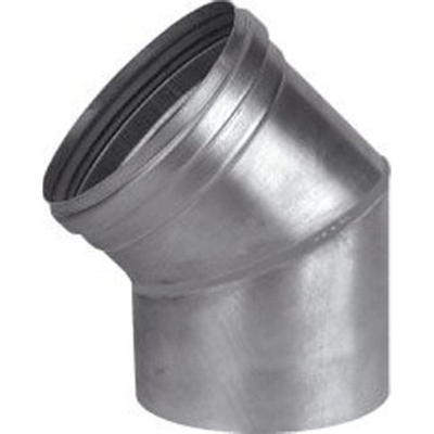 Burgerhout BM FIX Dikwandige aluminium segmentbocht 45 graden 130mm