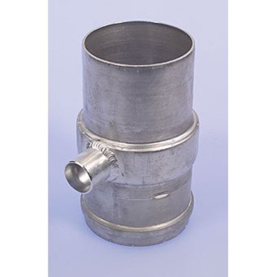 Burgerhout Alu fix dikwandige aluminium condensopvang 100mm hor./ vert.