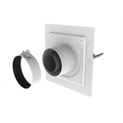 Burgerhout Miniflex Schachtaansluiting flex 80/125 90°