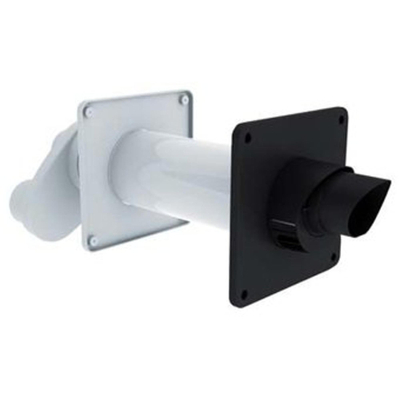 Burgerhout SAFE PP HR muurdoorvoer met adapter 2 x 80mm L=640mm
