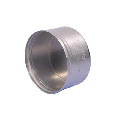 Burgerhout afsluitdop Ø130mm Aluminium enkelwandig