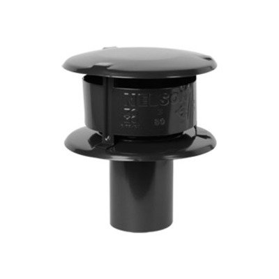 Burgerhout Nelson rookgaskap Ø130mm Aluminium Nelson zwart